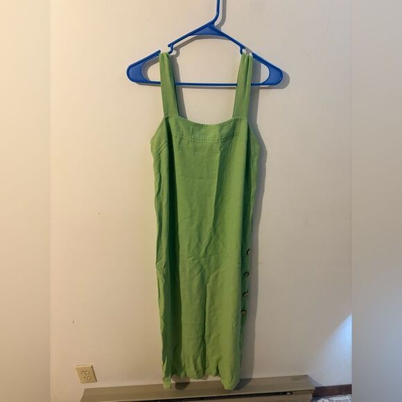 Dana Kay Green Sleeveless Dress - Picture 1 of 5